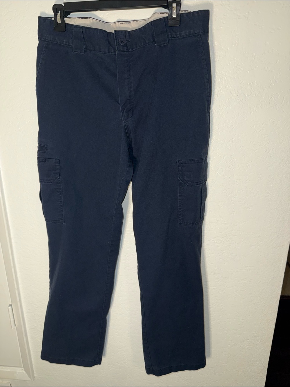 Dockers Navy Cargo Pants with Side Pockets
